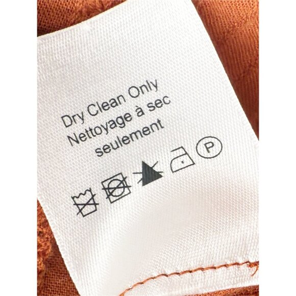 Veronica Beard Aira Ruffle Top in Rust 4 - Picture 6 of 9